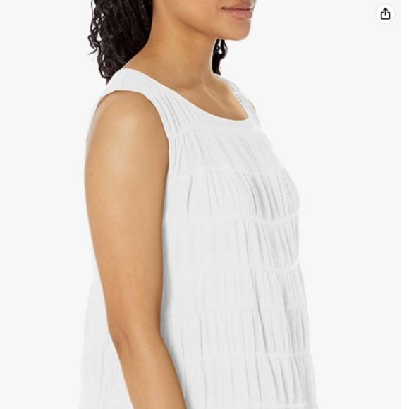 MAX STUDIO  Sleeveless Tiered Maxi Dress M - Picture 4 of 6